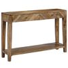 vidaXL Console Table Solid Mango Wood 46.5"x11.8"x31.5"