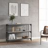vidaXL Book Cabinet Grey Sonoma Engineered wood and steel