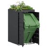 vidaXL Wheelie Bin Storage with Planter Roof for Single 240L Bin