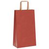 vidaXL Paper Bags 50 pcs with Handles Red 8.3x4.3x14.2"