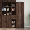 vidaXL Highboard Brown oak Engineered wood Standard Highboard