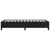 vidaXL Bed Frame Black Faux leather, plywood, engineered wood Twin XL