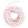 vidaXL Pull Starter Cord White and Red &Oslash;0.20 " 32.8 ' Nylon