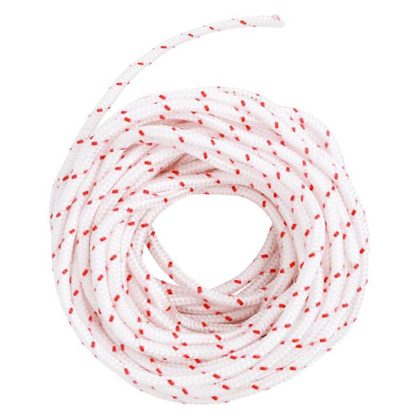 vidaXL Pull Starter Cord White and Red &Oslash;0.20 " 32.8 ' Nylon