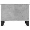 vidaXL Coffee Table Concrete Grey Engineered Wood, Metal Medium
