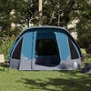 vidaXL Family Tent Cabin 6-Person Blue Waterproof