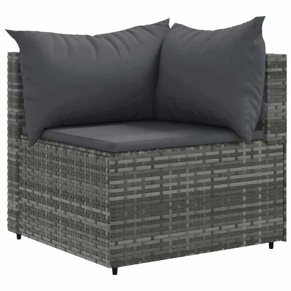 vidaXL Patio Lounge Set Gray