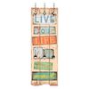 vidaXL Coat Rack Multicolored MDF board and metal Medium Coat Rack