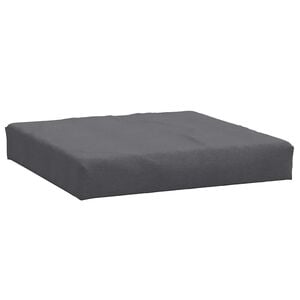 vidaXL Pallet Cushion Melange Anthracite 100% Polyester