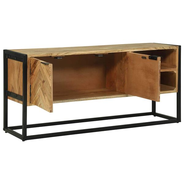 vidaXL TV Cabinet Brown 110 x 30 x 50 cm Solid Acacia wood