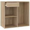 vidaXL Cosmetic Cabinet Sonoma Oak Engineered Wood Medium