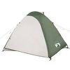 vidaXL Camping Tent Dome 4-Person Green Waterproof