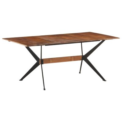 vidaXL Dining Table 70.9"x35.4"x29.9" Solid Mango Wood