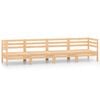 vidaXL Garden Lounge Set Natural Pine Solid pinewood Medium Modular