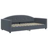 vidaXL Daybed With Trundle Dark Grey