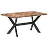 vidaXL Dining Table Honey finish