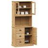 vidaXL Highboard Honey wood