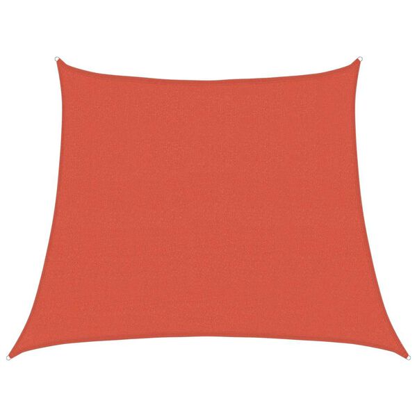vidaXL Sunshade Sail Terracotta High-density polyethylene (HDPE)