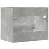 vidaXL Sink Cabinet Concrete Grey Engineered Wood 23.6 x 15.2 x 18.9 in