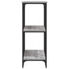 vidaXL Console Table Grey Sonoma Engineered Wood 40.2 x 13.8 x 35.4 in