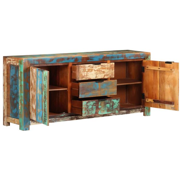 vidaXL Sideboard Multicolor Solid reclaimed wood Large Sideboard