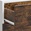 vidaXL Kitchen Base Cabinet Smoked Oak Engineered Wood Standard
