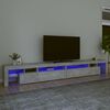 vidaXL TV Cabinet Concrete Grey Engineered Wood Large TV Cabinet