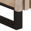 vidaXL Sideboard Bleached mango wood and steel Solid mango wood, steel
