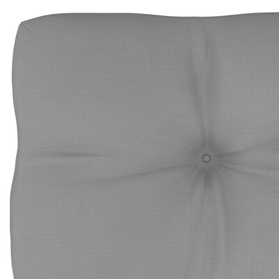 vidaXL Pallet Sofa Cushion Gray 31.5"x15.7"x3.9"