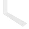 vidaXL Backrest for Pallet Sofa White 43.3" Iron