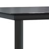 vidaXL Garden Dining Set Black, Dark Grey