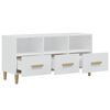 vidaXL TV Stand White 40.2"x14.2"x19.7" Engineered Wood