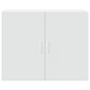vidaXL Wall Cabinet White Engineered wood Medium Wall Cabinet