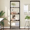 vidaXL Bookcase Smoked Oak Engineered wood 67.3 in height