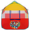 vidaXL Play Tent Multicolor Polyester Medium Collapsible Play Tent