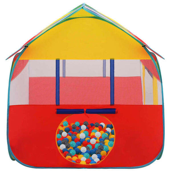 vidaXL Play Tent Multicolor Polyester Medium Collapsible Play Tent