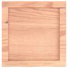 vidaXL Bathroom Countertop Light Brown 15.7 x 15.7 x (0.8-2.4) " Treated Solid Wood