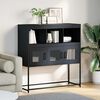 vidaXL Sideboard Anthracite Cold-rolled steel Large Doors Sideboard