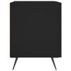 vidaXL Bedside Cabinet Set of 2 Black