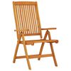 vidaXL Garden Chair Set of 2 Natural Eucalyptus