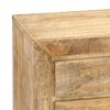vidaXL Sideboard Natural Solid Mango Wood Medium Sideboard Rectangular