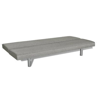 vidaXL Sofa Bed Fabric Dark Gray