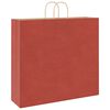vidaXL Paper Bags 50 pcs with Handles Red 54x15x49 cm