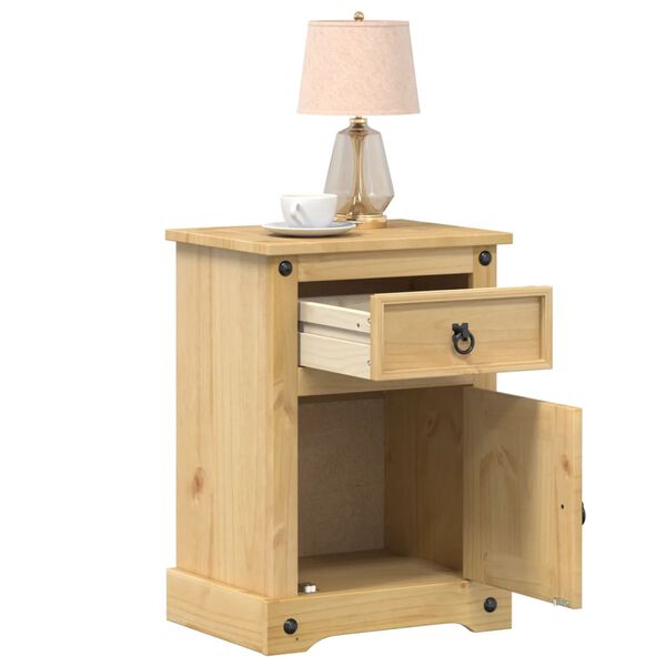 vidaXL Bedside Cabinet Honey Brown