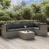 vidaXL Garden Lounge Set Grey