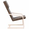 vidaXL Relaxing Chair Dark Brown