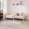 vidaXL Day Bed Natural Pine Solid pine wood and plywood Twin