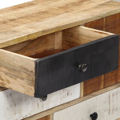 vidaXL Sideboard 27.6"x11.8"x30.7" Solid Mango Wood