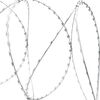 vidaXL Razor Wire Silver 5000 x 1.9 cm Galvanized steel