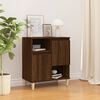 vidaXL Sideboard Brown Oak Engineered Wood Medium Sideboard